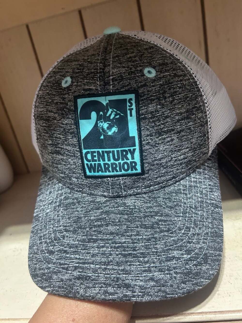 UFC 21st Century Warrior Trucker Hat Cap Grey White